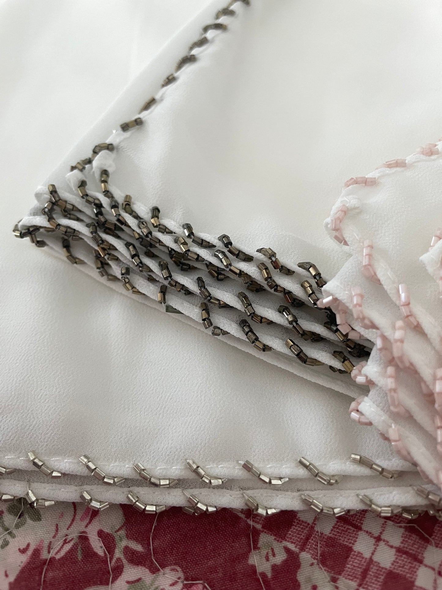 Embroidered Plain Hijab │ Snow Scarves