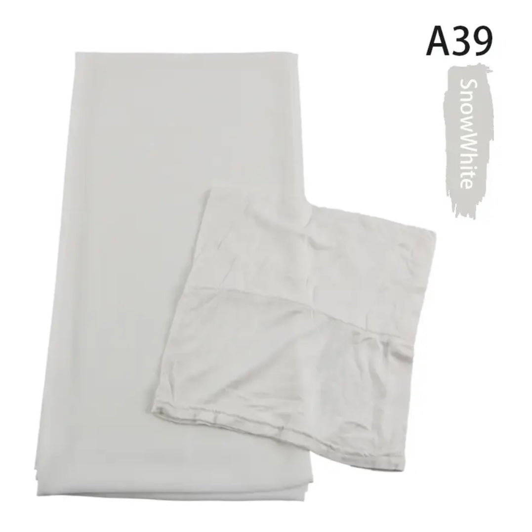 Hijab & Undercap Matching Set │ Snow Scarves