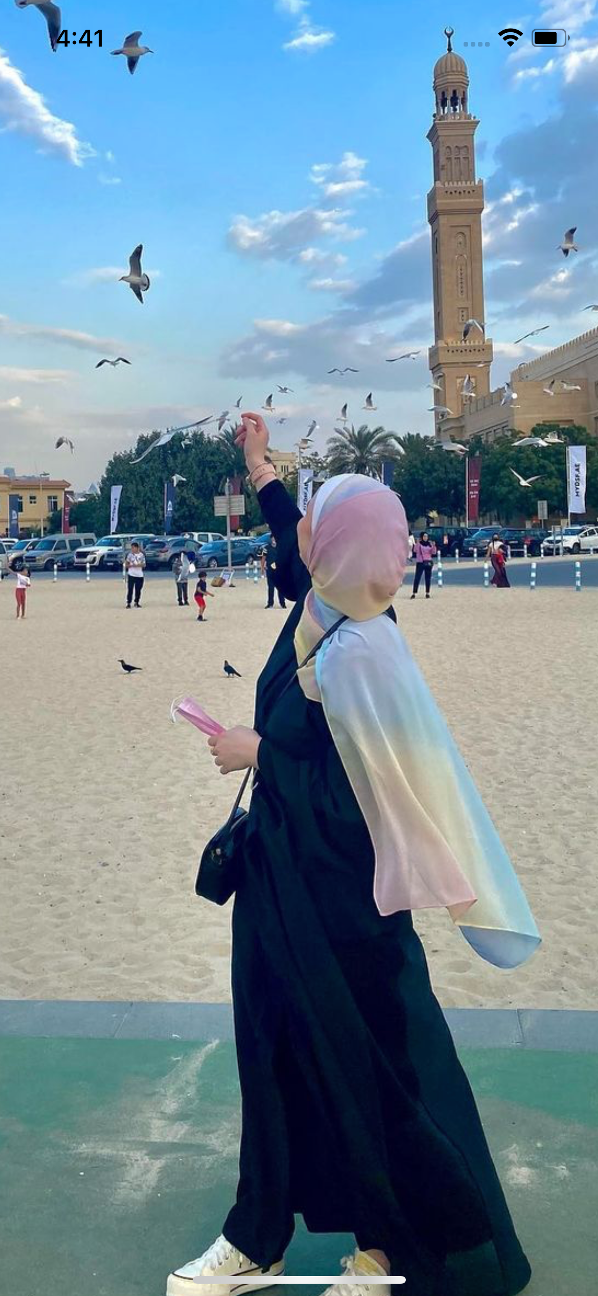 Marshmallow Hijab │ Snow Scarves