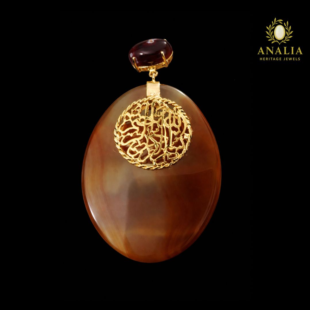 Made to Order, Arabic Calligraphy Real Stone Jewelry | Analia Heritage Jewels