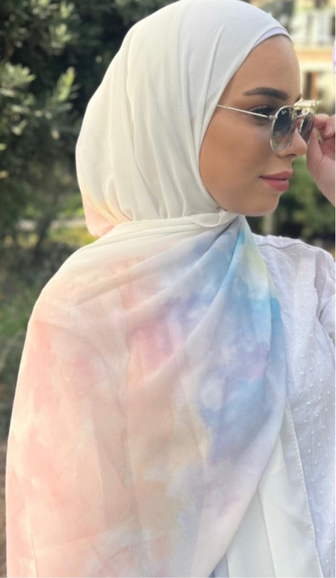 Happy Colors Ombre Hijab │ Snow Scarves